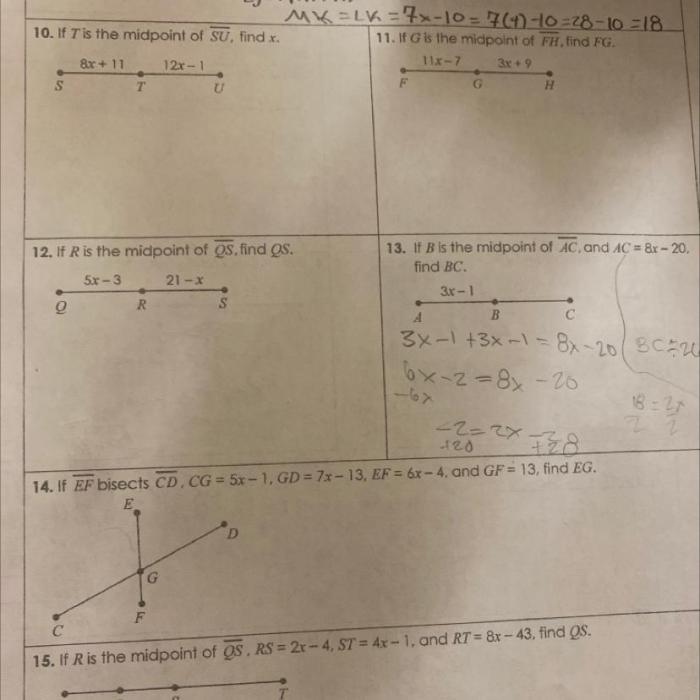 Unit 1 test geometry basics answer key