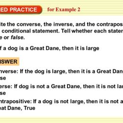 Converse inverse and contrapositive worksheet answers